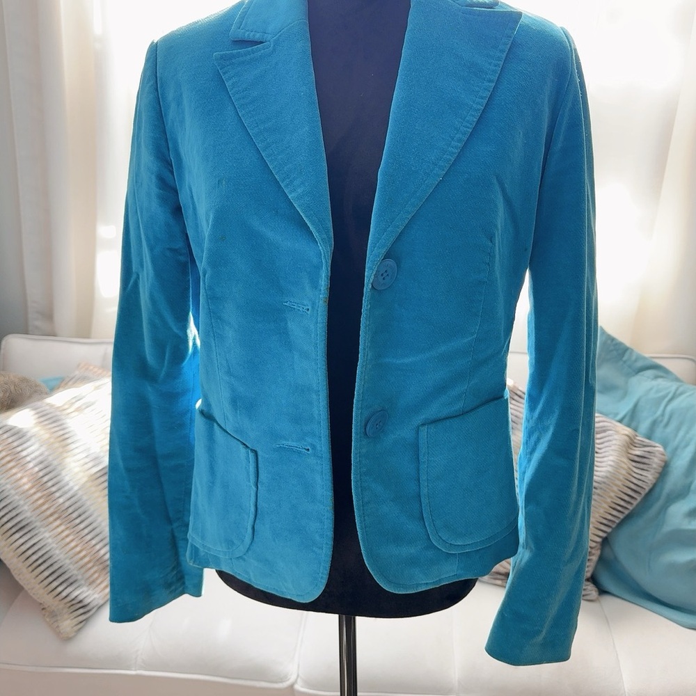 Ladies Teal Blazer
